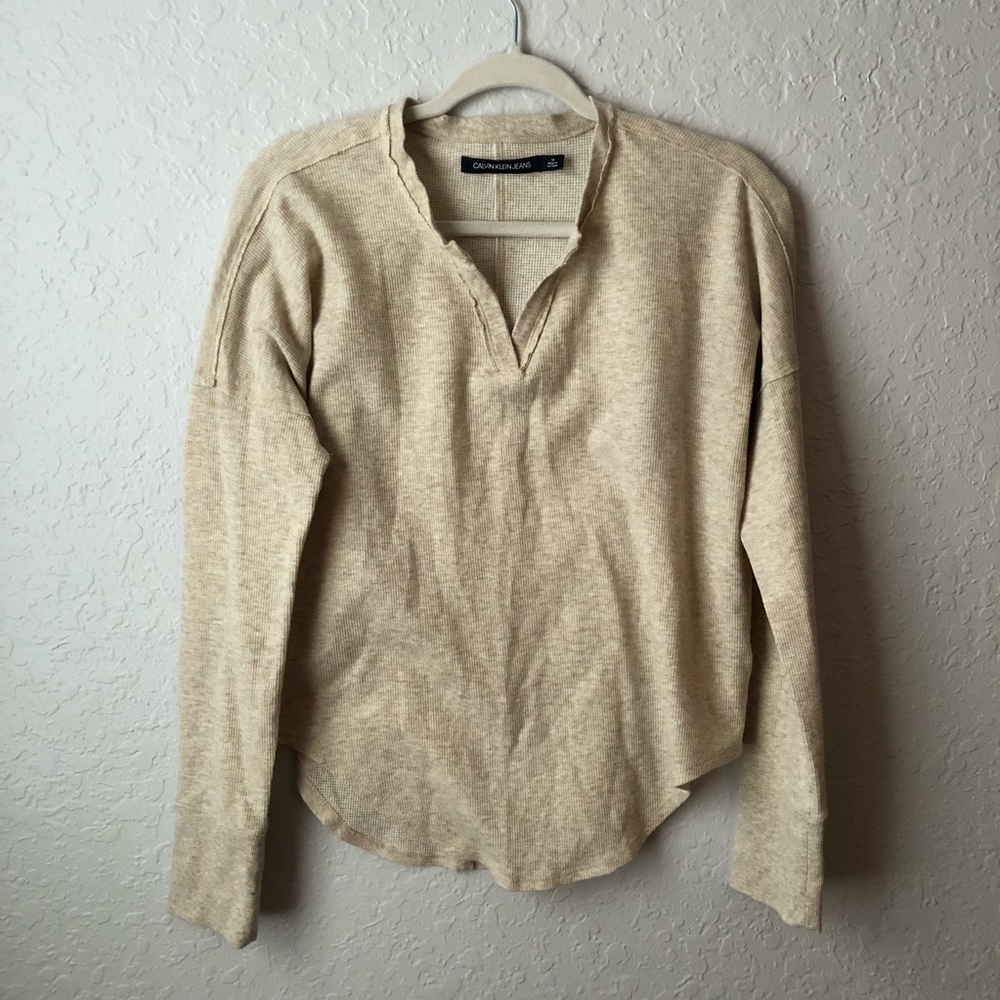 Calvin Klein Cotton Longsleeve Top